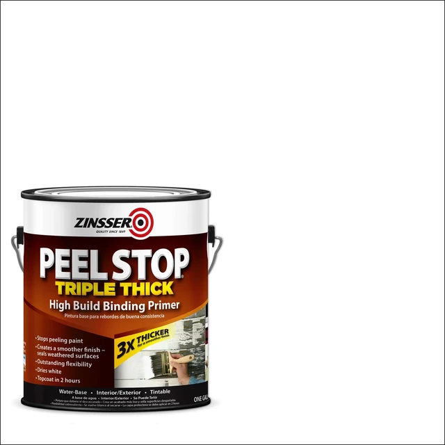 Alt view image 2 of 4 - Peel Stop Binding Primer, Clear, 1 Gallon 1 Gallon primer-sealer, Clear. Blocks stains & seals surfaces with superior adhesion for interior/exterior wood, drywall