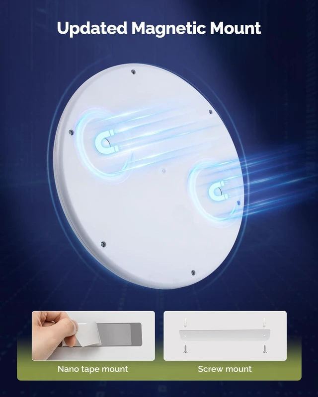 Alt view image 2 of 7 - LED Shower Light Battery Operated Ceiling Light with Remote 4 Pack 7.48" Rechargeable Shower Light Waterproof, Wireless Motion Sensor Ceiling Lights 3000K/4500K/6500K Dimmable Timer for Closet