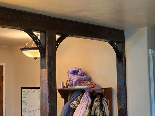 Alt view image 7 of 7 - Heavy Duty Shelf Brackets (Set of 2) - 16" x 12" Max Load 1100 Lbs - Premium Alloy Metal Mantel Brackets