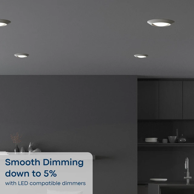 Alt view image 6 of 7 - 14550S-15 Generation Lighting Traverse Lyte Round 6 in. 3000K, Canless Integrated LED Recessed Light, 925 Lumens, 90 CRI, T24 Complaint, Wet Rated in White Finish (4 Pack)