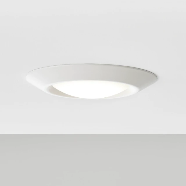 Alt view image 7 of 7 - 14550S-15 Generation Lighting Traverse Lyte Round 6 in. 3000K, Canless Integrated LED Recessed Light, 925 Lumens, 90 CRI, T24 Complaint, Wet Rated in White Finish (4 Pack)