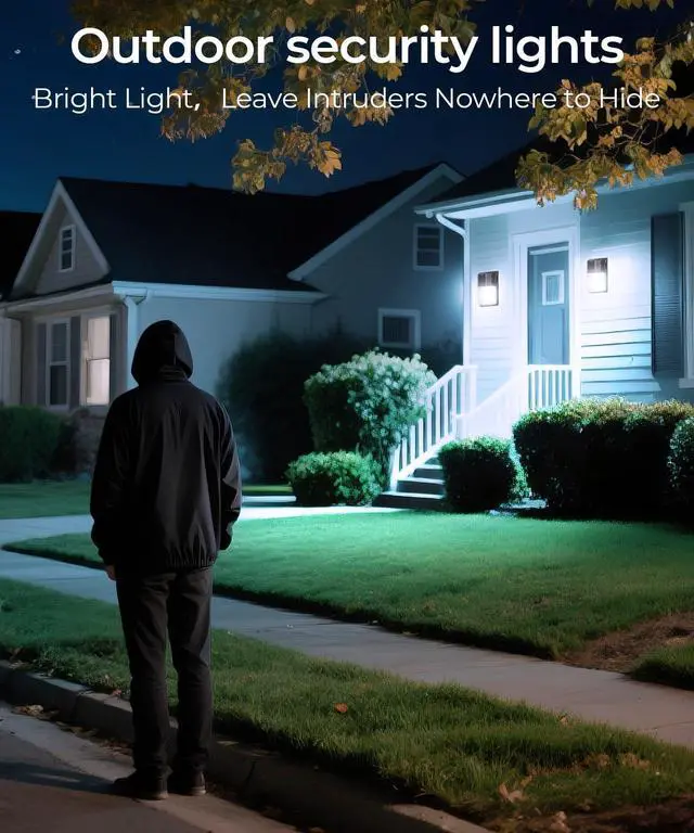 Alt view image 7 of 7 - 30W LED Wall Pack Light, 5000K 3600LM, Dusk to Dawn Sensor, 4 Pack 120Vac, IP65 Waterproof, 3600LM, Hardwired Installation, Pre-punched Design, UL Listed, Garage and Porch Security Use