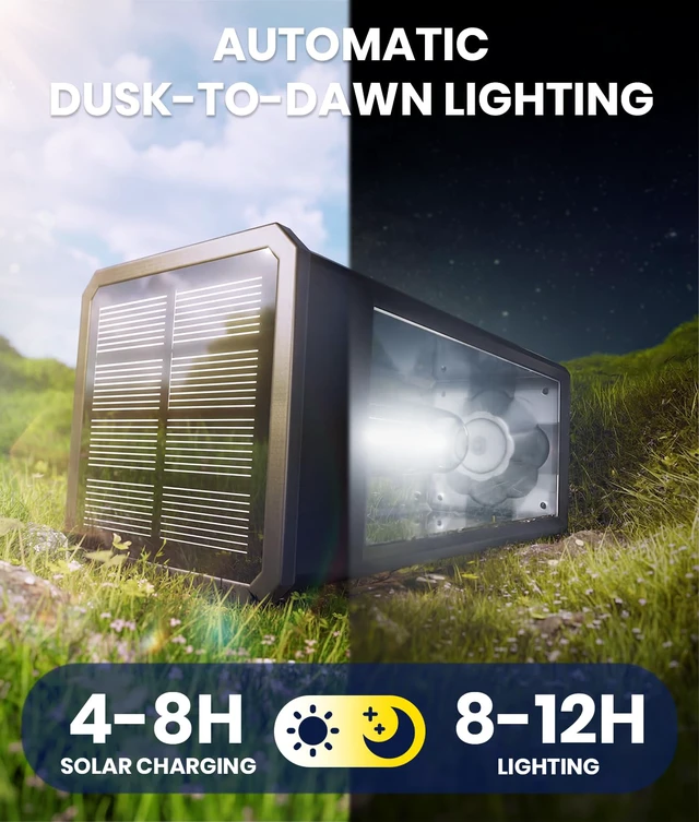 Alt view image 3 of 6 - Solar Walkway Lights Outdoor, 4 Pack, 3 Heights, Cool White, IP65 For pathways and gardens, Solar Pathway Lights Waterproof pair 3 adjustable heights and auto on/off with 1124 h runtime