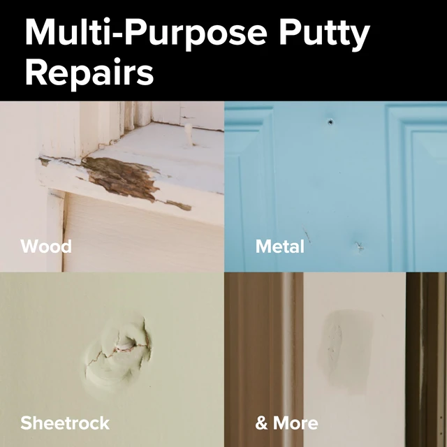 Alt view image 3 of 6 - Multi-Purpose Putty - 1 Gallon - Home Exterior & Interior