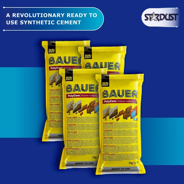 Alt view image 2 of 7 - Instant Polymer Cement 4-Pack - Ready-to-Use Alternative to Mortar & Adhesives - Versatile for Concrete & Stone Tile Crack Repair & Brick Repair, Convenient & Durable