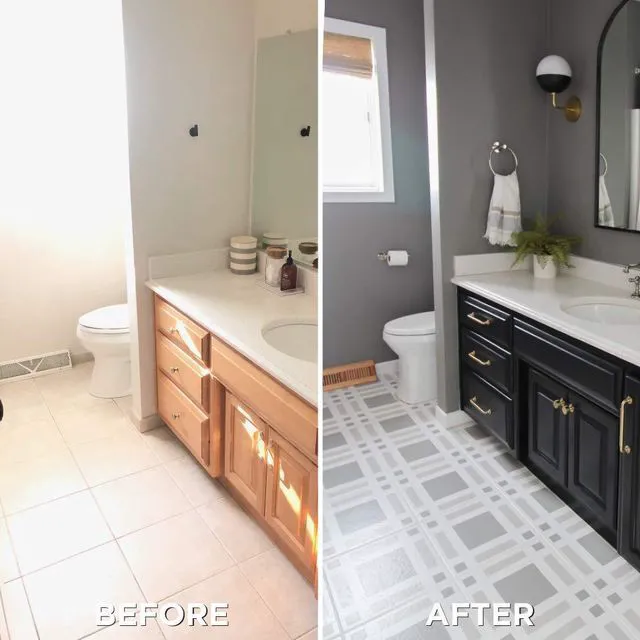 Alt view image 3 of 6 - Interior Floor Semi-Gloss Ultra White Coating Kit Interior Floor Renovation, Durable Walk-On Finish, Tile, Vinyl, Concrete & Wood Surfaces, 2 Quarts