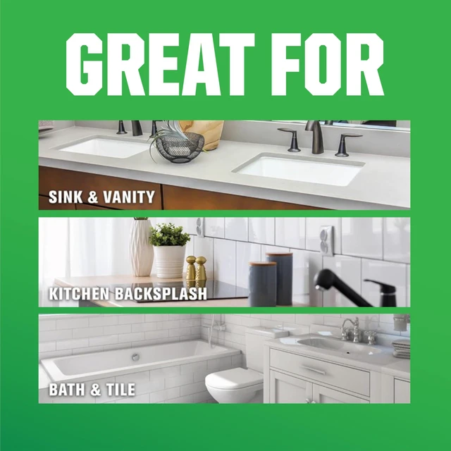 Alt view image 5 of 7 - Tub & Tile Touch-Up 2-Step Kit Bathroom Surface Refresh, Ceramic, Porcelain, Fiberglass, Moisture Resistant Finish, 12 Oz