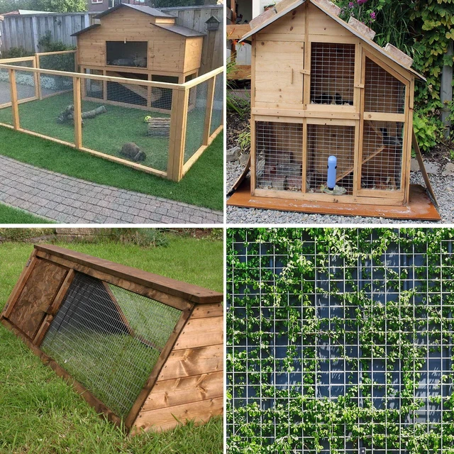 Alt view image 6 of 6 - 304 Stainless Steel Hardware Cloth 1/4 Inch 22 Gauge Chicken Wire Fence Welded Wire Mesh Roll for Garden Protection, Rabbit Cage, Squirrel Barrier, Plant Support and DIY Projects (24in×50ft)