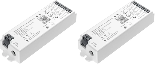 Main image of WB5 2.4GHz WiFi LED Controller for Dim/CCT/RGB/RGBW/RGBCCT LED (Pack of 2)