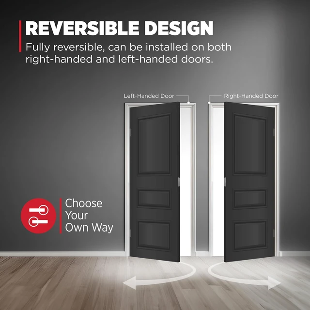 Alt view image 6 of 7 - CP815PTHXTNL-11P Clear Pack Prescott Passage Handleset with Tustin Lever Trim with No Deadbolt with RCAL Latch and RCS Strike Venetian Bronze Finish