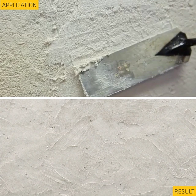 Alt view image 6 of 6 - cryl Stucco Repair, White, 1-Qt, Ready-Mix Stucco Patch for Large Cracks and Spalls, Acrylic-Based, Interior/Exterior, Textured, Moisture-Resistant (Pack of 6)