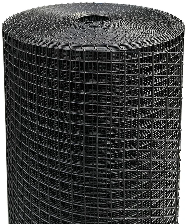 Main image of Black Hardware Cloth 1/2 Inch 48 x 100 Ft 19-Gauge Chicken Wire Fencing, Welded Wire Fencing, Wire Mesh Roll, Cage Wire, Garden Fencing, Vegetable Garden, Wire Cloth