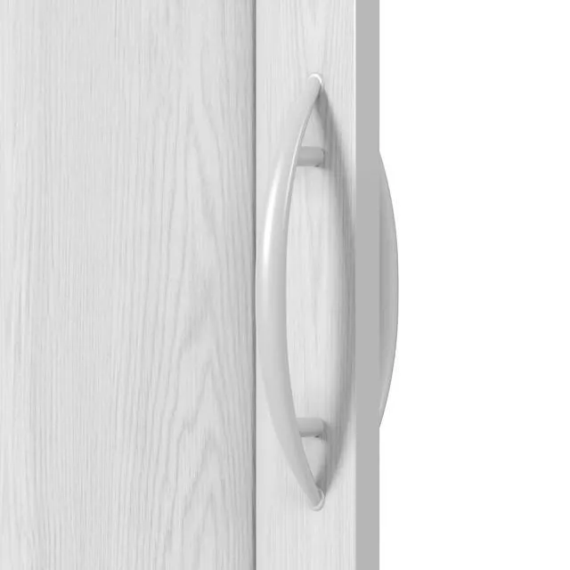 Alt view image 6 of 7 - 36" x 80" Premium Foldable Accordion Doors,Heavy Duty,White Oak Foldable accordion doors w/ doublewalled heavyduty panels, ideal as interior room dividers for privacy, spacesaving design
