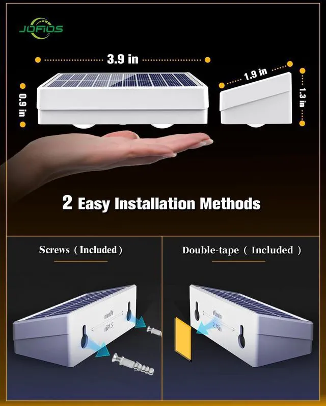 Alt view image 6 of 6 - Solar Fence Lights 16 Pack, 50 Lumens Outdoor Solar Lights with 12 Modes RGB Color Glow LEDWaterproof, Solar Lights for Patio, Backyard, Deck, Fence, Railing(White Shell)