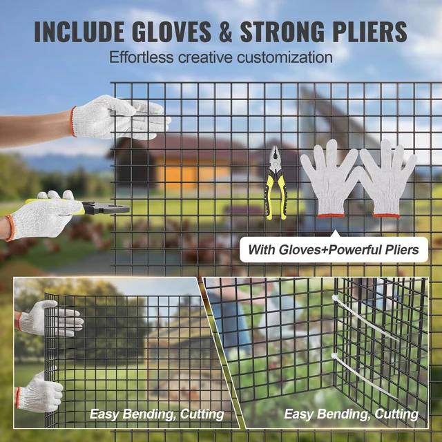 Alt view image 3 of 7 - Hardware Cloth, 48'' x 50' 1/2inch Galvanized Wire Mesh Roll, 19 Gauge Chicken Wire Fence Roll, Vinyl Coating Metal Wire Mesh for Chicken Coop Barrier, Rabbit Snake Fences, Poultry Enclosures