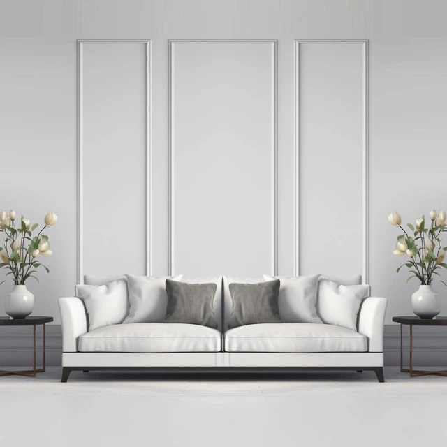Main image of 3set Peel and Stick Wall Molding Kit 3D Premade, 24x96in+48x96in Accent Wall Moulding Kit, Wainscoting Panel, for Interior Decor, Ready to Assemble, Peel and Stick, Wainscoting Accent Panel