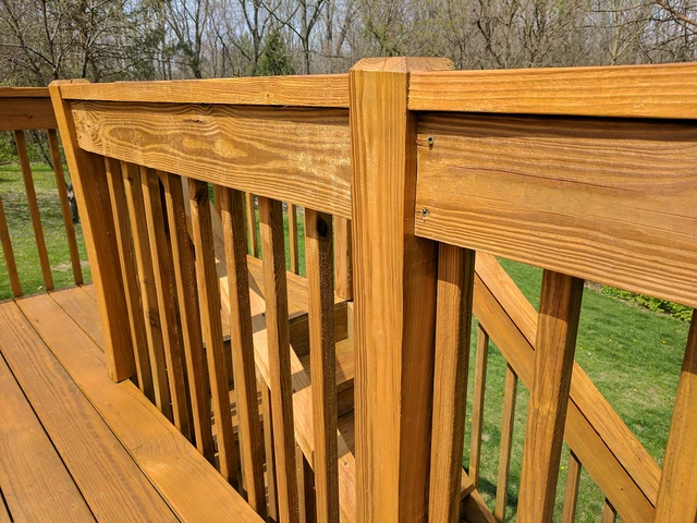 Alt view image 3 of 6 - #1 Deck Premium Semi-Transparent Outdoor Wood Stain and Sealer in One - Water Based Wood Stain for Decks, Fences, & Siding - 2.5 Gallon (Natural)