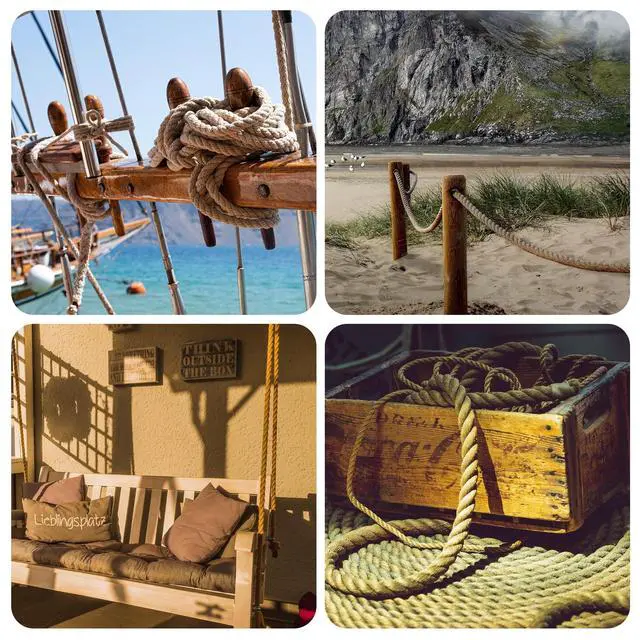 Alt view image 6 of 7 - Jute Rope 2 inch × 25FT, Natural Hemp Rope, Thick Heavy Duty Cord for Swing, Tug of War, Hammock, Craft & Nautical Use