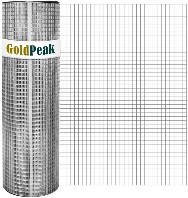 Main image of Hardware Cloth 1/2 inch Chicken Wire Mesh 24in. x 50ft. 19 Gauge Hot-dip Galvanized After Welding, Chicken Wire Fencing Snake Fencing Welded Wire Fence Roll Wire Mesh Fencing