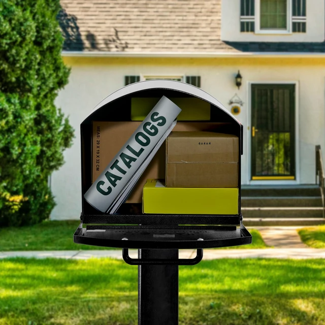 Alt view image 2 of 7 - Orca Extra Large Galvanized Steel Post Mount Mailbox, Non-Locking USPS approved T4 rural mailbox, fits large packages and oversized, heavy-duty powder-coated curbside design