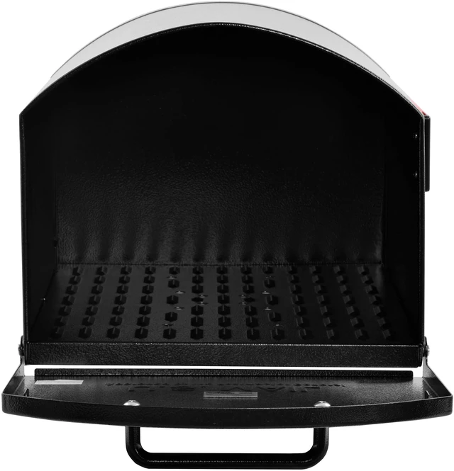 Alt view image 6 of 7 - Orca Extra Large Galvanized Steel Post Mount Mailbox, Non-Locking USPS approved T4 rural mailbox, fits large packages and oversized, heavy-duty powder-coated curbside design