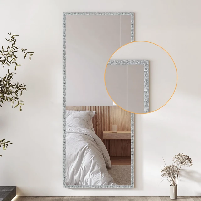 Alt view image 4 of 7 - 0.8" x 49.2FT Silver Peel and Stick Crown Molding Trim (3 Pack) - Flexible Molding for Multi-Room Wall and Mirror Accents
