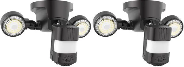 Main image of 25W 3000LM Motion Sensor Outdoor Security Lights (Pack of 2)