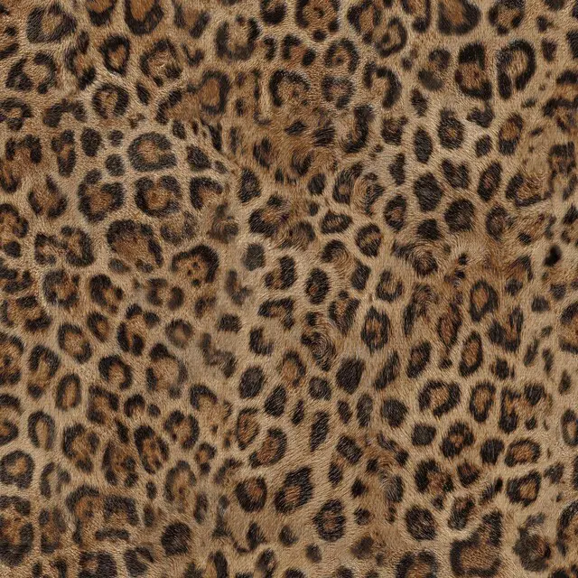 Alt view image 2 of 7 - Upgraded 3D Faux Fur Leopard Print Wallpaper 17.3"x1200" Removable Peel and Stick Contact Paper, Brown & Black Cheetah Animal Print, Renter Friendly Wall Decor for Bedroom, Bathroom, Closet