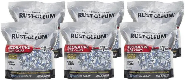 Main image of 301359-6PK Decorative Color Chips, Gray Blend, (Pack of 6)