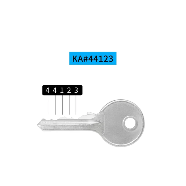 Alt view image 2 of 5 - 12-Pack Keyed Alike Locks with Key# 44123, Solid Brass Padock with 304 Stainless Steel Long Shackle, Weatherproof Locks for Outdoor Use