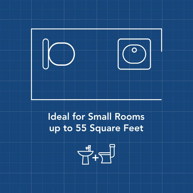 Alt view image 7 of 7 - Bathroom Exhaust Fan Easy Retrofit Without Attic Access, Ultra Quiet 0.9 Sones, Effective Ventilation at 60 CFM ENERGY STAR Certified Moisture and Odor Control