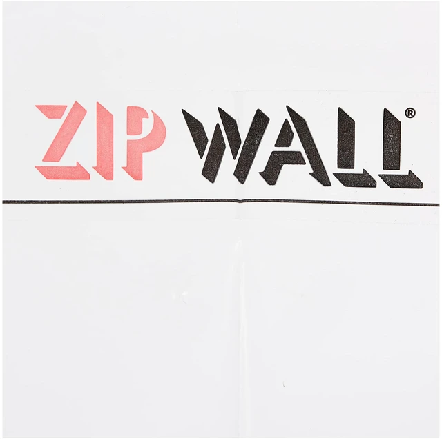 Alt view image 6 of 6 - ZipDoor ZDS Standard Dust Barrier Zipper Door Kit, 2 Pack, Red