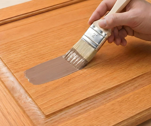 Alt view image 6 of 7 - Wood'n Primer - Paint it then stain it - Stainable Wood Fiber Paint (Dark Wood, Large)