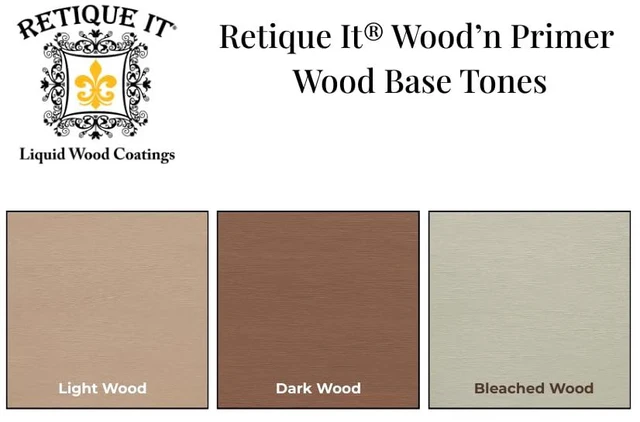 Alt view image 7 of 7 - Wood'n Primer - Paint it then stain it - Stainable Wood Fiber Paint (Dark Wood, Large)