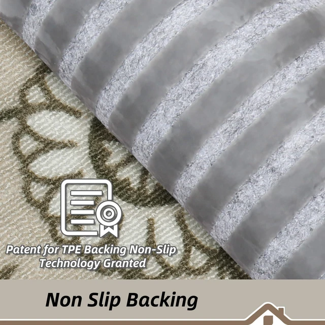 Alt view image 3 of 7 - Stair Treads for Wooden Steps, 8"X30", 15pcs, Brown Non-Slip Machine Washable Carpet Stair Treads, TPE Backing, 100% Polyester, Soft Indoor Stair Runner for Kids Elders and Pets