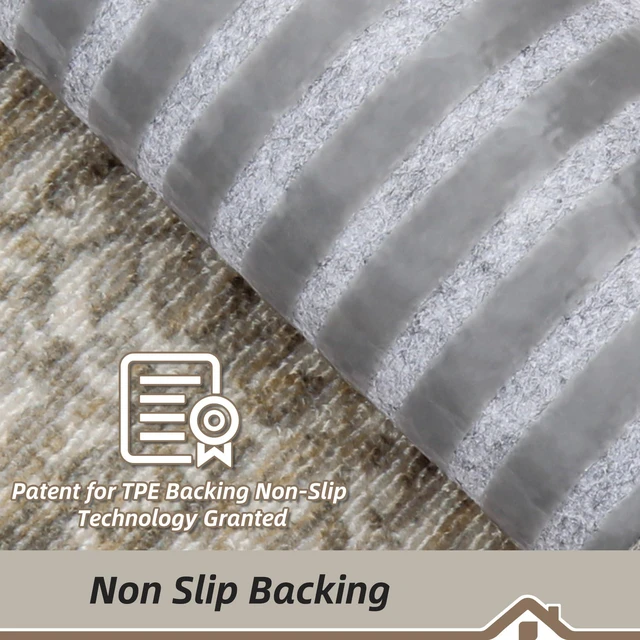 Alt view image 3 of 7 - Stair Treads for Wooden Steps, 8"X30", 15pcs, Beige/Malt Yellow Non-Slip Machine Washable Carpet Stair Treads, TPE Backing, 100% Polyester, Soft Indoor Stair Runner for Kids Elders and Pets