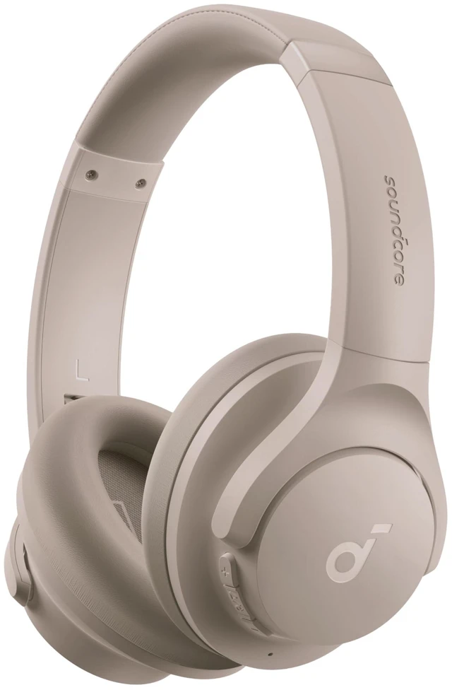 Main image of by Anker Q20i Hybrid Active Noise Cancelling Headphones, Black Over-Ear, Bluetooth, 40H ANC Playtime, Hi-Res, Big Bass, Transparency Mode, Customize via App, Travel, Home, Office