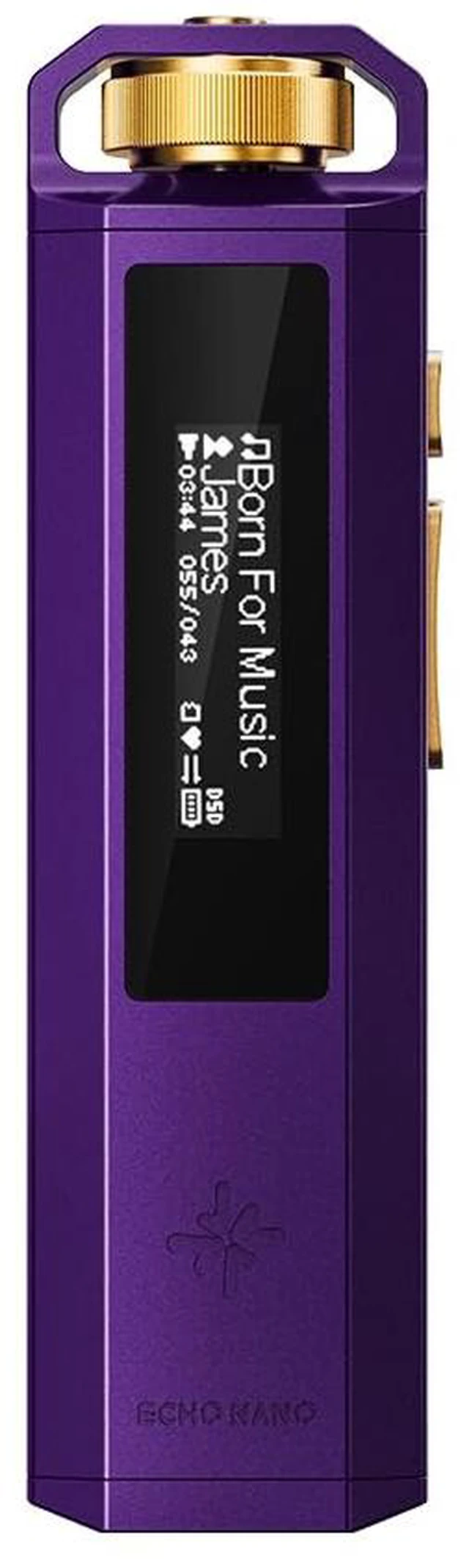 Main image of FiiO Echo Nano Retro HiFi Music Player with Scroll Wheel, CS43131 DAC, USB DAC, Lossless Audio Player Supporting DSD256/FLAC/WAV/MP3, 3.5mm Output, 256GB Expansion (Purple)