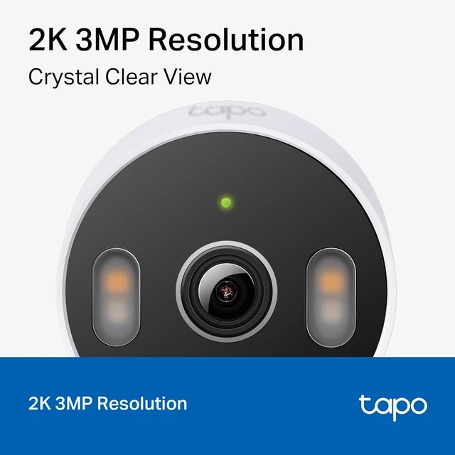 Alt view image 3 of 7 - 2K Indoor/Outdoor Wired Security Camera, C113(2-Pack) Baby Monitor & Pet Camera, Person/Motion/Baby Cry Detection, 2-Way Audio, Siren, Subscription-Free SD Storage or Cloud