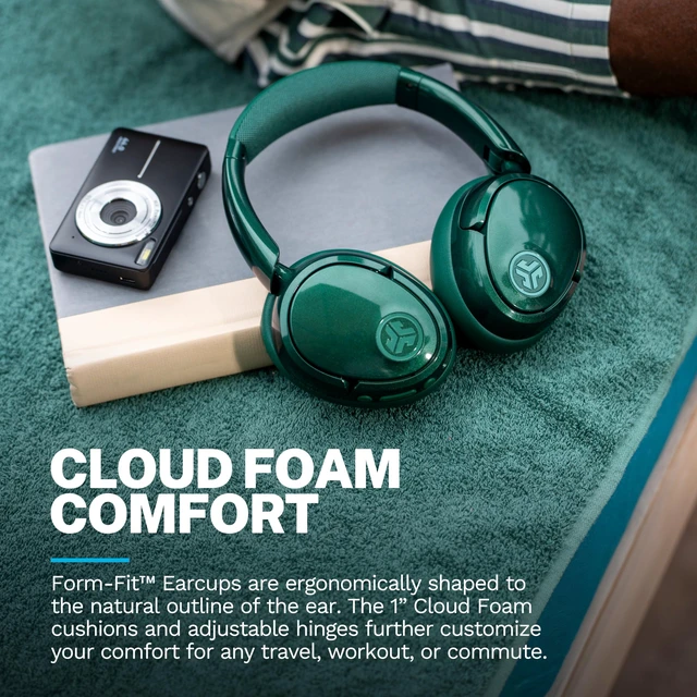 Alt view image 4 of 7 - JBuds Lux ANC Jelle Wireless Over-Ear Headphones, Fir Sure
