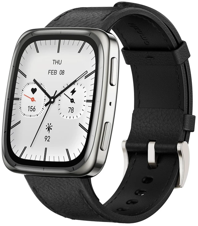 Main image of Active 2 Premium Smart Watch 1.75" Sapphire Glass, GPS, iOS/Android 44mm, 10-Day Battery, Water-Resistant, AMOLED Display, Heart & Sleep Monitor, HYROX Mode, Leather + Sport Strap