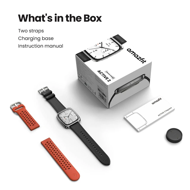 Alt view image 2 of 7 - Active 2 Premium Smart Watch 1.75" Sapphire Glass, GPS, iOS/Android 44mm, 10-Day Battery, Water-Resistant, AMOLED Display, Heart & Sleep Monitor, HYROX Mode, Leather + Sport Strap