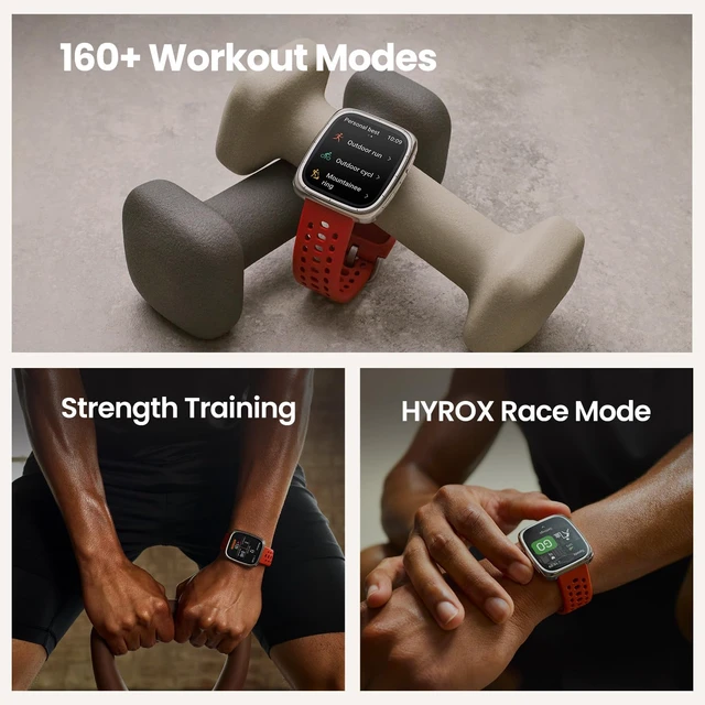 Alt view image 6 of 7 - Active 2 Premium Smart Watch 1.75" Sapphire Glass, GPS, iOS/Android 44mm, 10-Day Battery, Water-Resistant, AMOLED Display, Heart & Sleep Monitor, HYROX Mode, Leather + Sport Strap