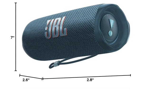 Alt view image 4 of 4 - Flip 6 - Portable Waterproof Speaker - Blue Louder, more powerful sound, IP67 waterproof and dustproof, 12 Hours of Playtime, Bold design