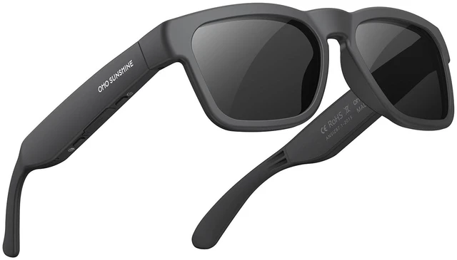 Main image of Open Ear Smart Glasses, UV400 Z87.1 Lightweight Bluetooth Sunglasses Up to 10H Playtime, Hands-Free Calling, Music Playback, Voice Control, Polarized Lens, Unisex for Daily Wear & Outdoor Sports