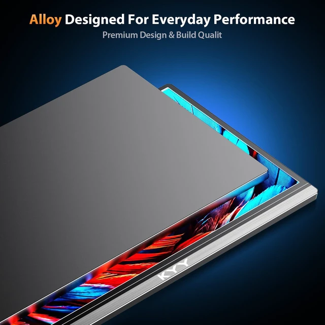 Alt view image 6 of 7 - Portable Monitor 15.6" 1080P Computer Monitor Screen Extender w/Cover Portable Monitor for Laptop 1080P FHD IPS with USB-C and HDMI, Laptop Screen Extender for Travel HDR Gaming Monitor w/Speaker
