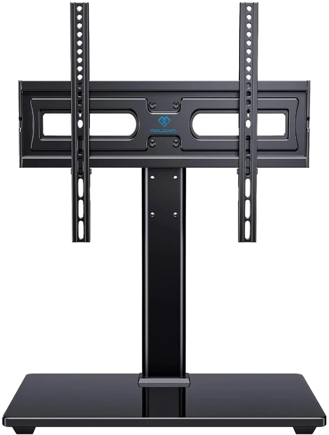 Main image of Universal Swivel TV Stand Legs for 32-65 inch TVs up to 88lbs, Height Adjustable Table Top Stand Base, Television Mount Stands with Tempered Glass Base, Universal VESA 400x400mm, PSTVS17