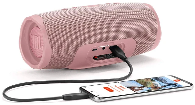 Alt view image 7 of 7 - Charge 4 - Portable Bluetooth Speaker - Pink Wireless Bluetooth Streaming, Up to 20 hours of playtime, IPX7 waterproof, Connect, Durable fabric and rugged material