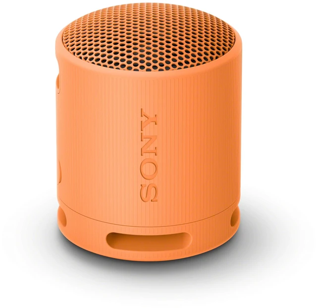 Main image of SRS-XB100 Wireless Bluetooth Portable Lightweight Speaker, Orange 16 Hr Battery, Super-Compact Travel Speaker, IP67 Waterproof & Dustproof Shower Speaker, Versatile Strap, Hands-free Calling