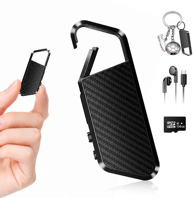 Main image of 136GB Voice Activated Recorder - 21880H Portable Audio Recorder with Noise Reduction DSP 6.0 Digital Vioce Recorder with Playback for Lecture & Meeting - Recording Device